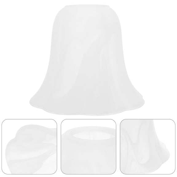 Soimiss Elegant Frosted Glass Replacement Shade for Chandeliers Pendant and Wall Sconces