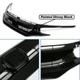 thumbnail image 3 of Fits For 2019 2020 2021 Honda Civic Sedan Bumper Black Front Upper Mesh Grille Grill With Eyelid Molding, 3 of 6