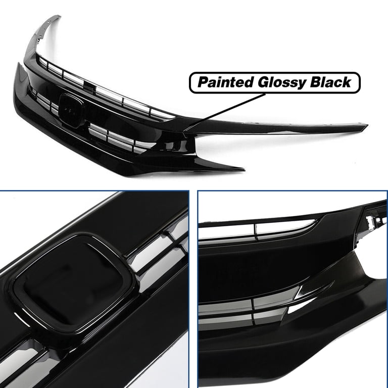 Hyorabyn Carbon Fiber Color Front Grille & Eyelid Cover Set