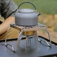 thumbnail image 2 of Miangastore Réchaud de Camping Portable avec Structure Robuste Résistant aux Hautes Températures Argent 7.87 x 7.87 Pouces, 2 of 9