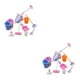 thumbnail image 2 of Vogacara Juego de 6/9 Uds. De juguetes de simulación para niños, herramientas de artificiales, fregona para el hogar, cepillo, cubo de 9 piezas 2piezas, 2 of 6