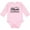 AD-Pink, variant on Inktastic From Atlanta Georgia in Black Distressed Text Boys or Girls Long Sleeve Baby Bodysuit