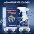 thumbnail image 2 of 2026 New Heavy Duty Rust Remover Spray for Metal - Highly Concentrated Fast Acting Formula for Steel, Copper, Stainless Steel, No Scrubbing Required, 4 fl oz (1 Pack）, 2 of 8