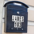 thumbnail image 3 of 10 Sheets Number Stickers Mailbox Letters Black Vinyl Alphabet Number Stickers, 3 of 5