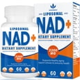 thumbnail image 1 of Suplemento Spliferkou Liposomal NAD+ 2200 mg 60 cápsulas, 1 of 8