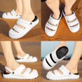 thumbnail image 5 of Cyiecw Unisex Garden Clogs Shoes Womens Mens Sandals Breathable Anti-Slip Beach Slippers Outdoor Pool Quick Dry Casual Sandals, 5 of 7