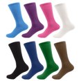 thumbnail image 1 of BambooMN - Women's Rayon from Bamboo Fiber Socks - Assortment 98 - 8prs, 1 of 1