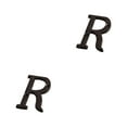 thumbnail image 2 of Wweixi Application Grand Lettres en Métal Chiffres de Maison et Choix Élégant B17--R 2ensemble, 2 of 6