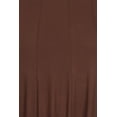 thumbnail image 5 of Women's Plus Size Casual 3/4 Sleeves Basic A-Line Pleated Solid Midi Dress, 5 of 5
