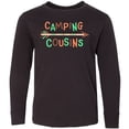 thumbnail image 3 of Inktastic Camping Cousins- arrow Long Sleeve Youth T-Shirt, 3 of 5
