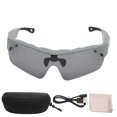 thumbnail image 1 of Smart Audio Sunglasses, Open Ear Grey TR90 Smart  Sunglasses With Data Line For Sports, 1 of 8