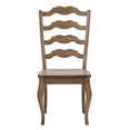 thumbnail image 3 of Weston Home Farmhouse Dining Chair with French Ladder Back (Set of 2), 3 of 7