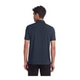 thumbnail image 2 of MERCER+METTLE Unisex Stretch Jersey Polo | Short Sleeve Work Polo for Men & Women, Moisture Wicking Jersey Shirt - Night Navy L, 2 of 4