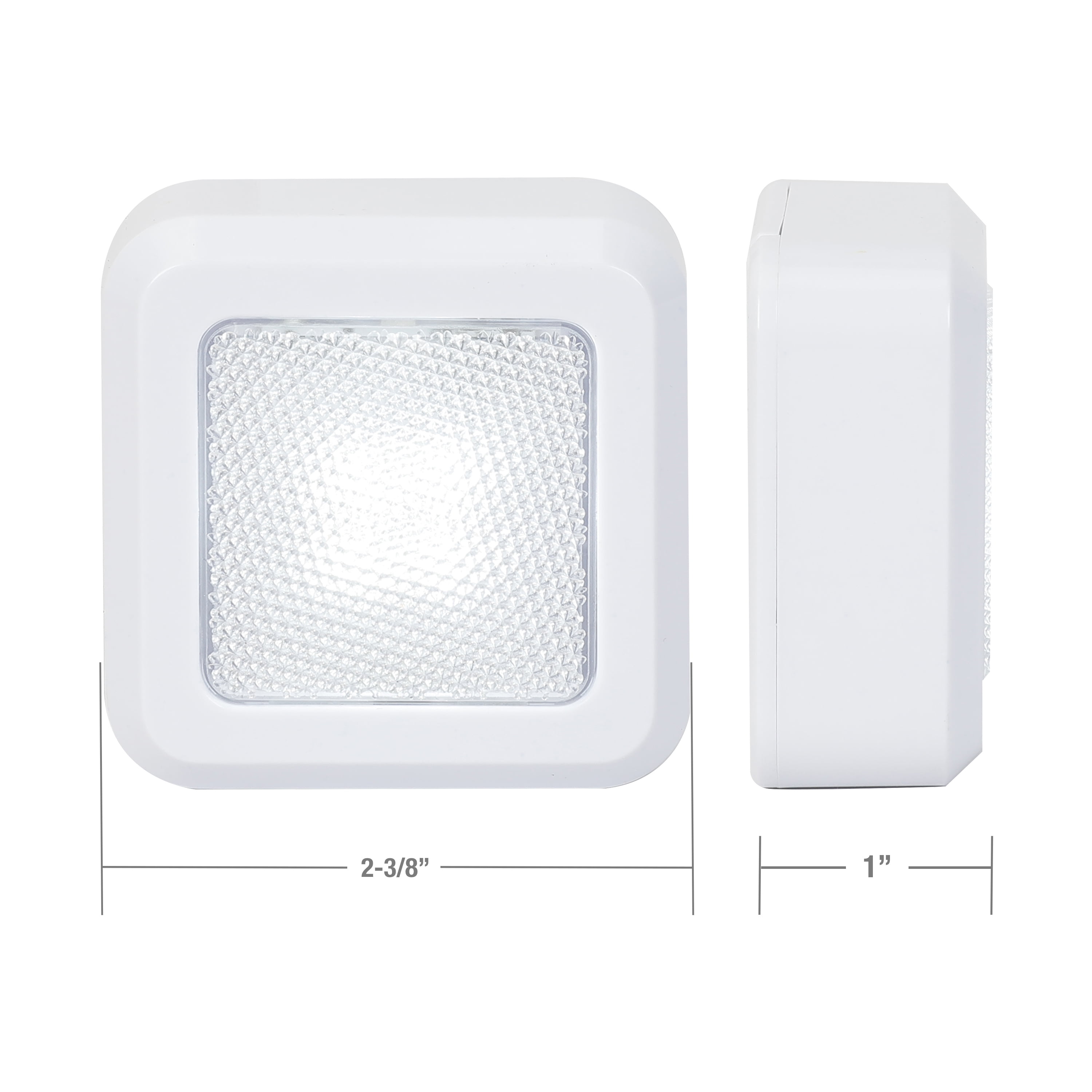 Great Value Wireless LED Puck Lights with Remote, 10-pack, 100 Lumens