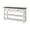 White and Grey, variant on Coastal Style Rectangular Wooden Console Table with 2 Drawers, Brown- Saltoro Sherpi