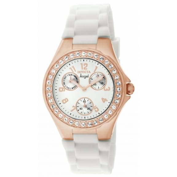 Invicta Women's 1646 Angel Jelly Fish Crystal Accented White Dial Watch [Watc...