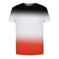thumbnail image 3 of Waiimak Hommes Décontracté Col Rond Populaire Gradient Sport Manches Courtes Tops T-Shirt, 3 of 5