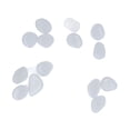thumbnail image 3 of Outdoor Luminous Stones Colorful Fluorescent Luminous Pebbles for Dark Garden Courtyard Walkway Garden Trails 100 / Bag White, 3 of 5