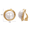 B, variant on Gold Pearl Clip On Earrings for Women Faux Ivory Pearl Earring Clip on 18K Gold Plated Non Pierced Ears Prom Wedding Jewelry
