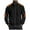 Black, variant on Mens Corduroy Jackets Casual Solid Color Long Sleeve Full Zip up Stand Collar Cardigan Outwear Tops Loose Regular Fit Cotton Windbreaker with Elbow Patch Beige L