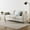 Sand Grey Beige, variant on Mellow Hana Modern Upholstered Linen Fabric Sofa with Armrest Pockets, Sand Grey Beige