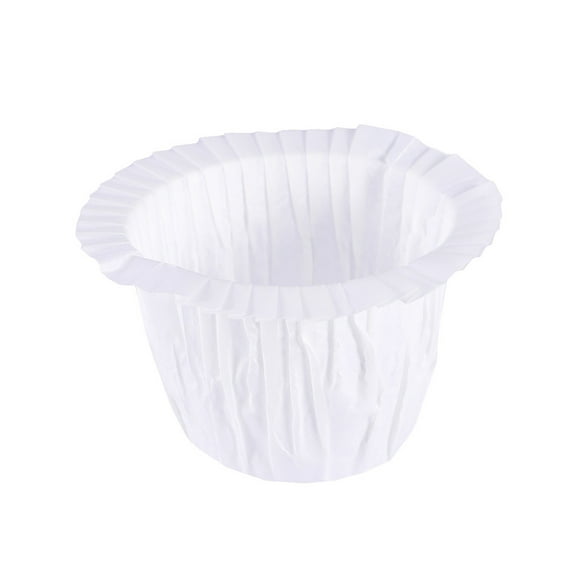 LIFKOME Shaped Oilproof Cupcake Wrappers Decorative Paper Liners for Parties and Events 60 Pcs White