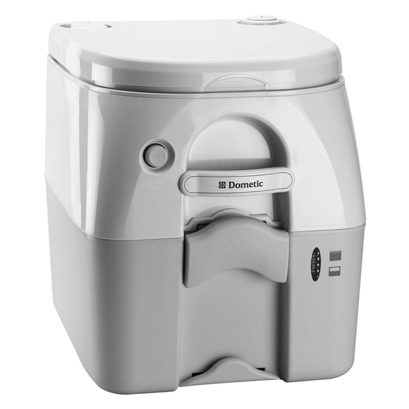 Inodoro portátil Sealand Dometic 975MSD 19L - Gris con soportes
