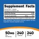 thumbnail image 2 of Suplemento Nutricost Gluconato de Zinc 50 mg 240 cápsulas, 2 of 5