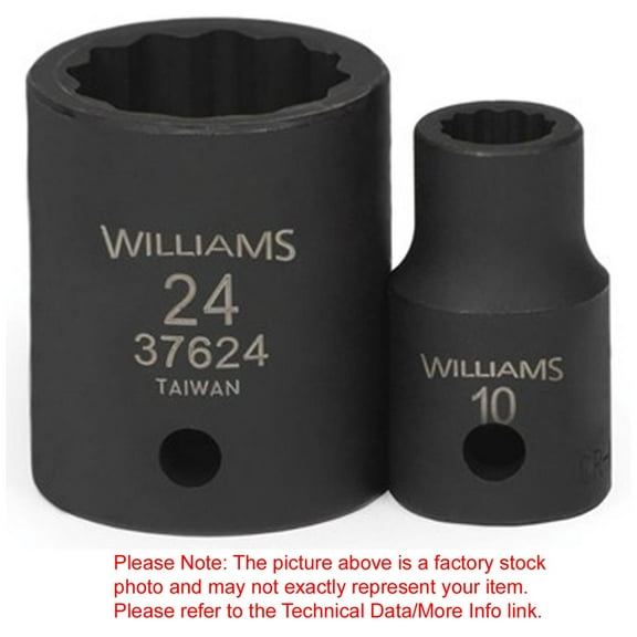 Williams 1/2" Drive, 5/8" SAE Socket, 6 Points JHWST-620