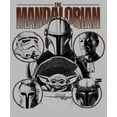 thumbnail image 2 of Junior's Star Wars: The Mandalorian Odds-on Favorite Graphic Tee Athletic Heather Large, 2 of 3