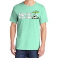 thumbnail image 2 of Wild Bobby Good Vibes High Tides Streetwear Garment-Dyed Washed Look Short Sleeve T-Shirt, 2 of 6