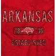 thumbnail image 2 of Arkansas Boar Stenciled Distressed Plus Size Crewneck Graphic Tee Shirt Brisco Brands 3X, 2 of 5