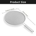 thumbnail image 6 of Silicone Splatter Screen for Frying Pan 12",No Splatter Pan Cover Grease Splatter Guard for Cooking to Stop Hot Oil Splatter Pan Cover Heat Resistant, 6 of 8