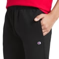 thumbnail image 3 of Champion Boys Signature Logo French Terry Jogger Pants - Black - Size Large, 3 of 5