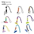 thumbnail image 2 of Mobile Phone Lanyard Adjustable Reusable Neck Hanging Rope of microfiber which is with Hook Microfiber Safety Straps Accessory Picnic Running Type 3, 2 of 9