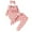 Pink-2, variant on 2025 Puawkoer Girls' outfits 1PC top + 1PC trousers Spearmint Baby infant Clothes Baby onesies Girl Newborn Baby Girl 3-6 Months Baby Girl Clothes Girl's 2 Piece Outfits Cut Out Sleeveless Ribbed Ta