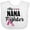 AA-White, variant on Inktastic Breast Cancer Awareness My Nana is a Fighter Boys or Girls Baby Bib