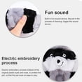 thumbnail image 4 of Pet Squeaky Toy Animales Dentición Sonido Seguro Squeaker Durable Interesante Squeak Interior Presente para jugar juegos de entrenamiento Negro tholdsy PT000664-01, 4 of 7