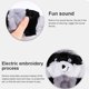 thumbnail image 4 of Pet Squeaky Toy Animales Dentición Sonido Seguro Squeaker Durable Interesante Squeak Interior Presente para jugar juegos de entrenamiento Negro Yuarrent PT000664-01, 4 of 7