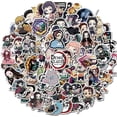 thumbnail image 4 of 100pcs Demon Slayer Anime Stickers, Repeating Waterproof Stickers for Kids Adults, Vinyl Laptop Stickers for Skateboard, 4 of 4