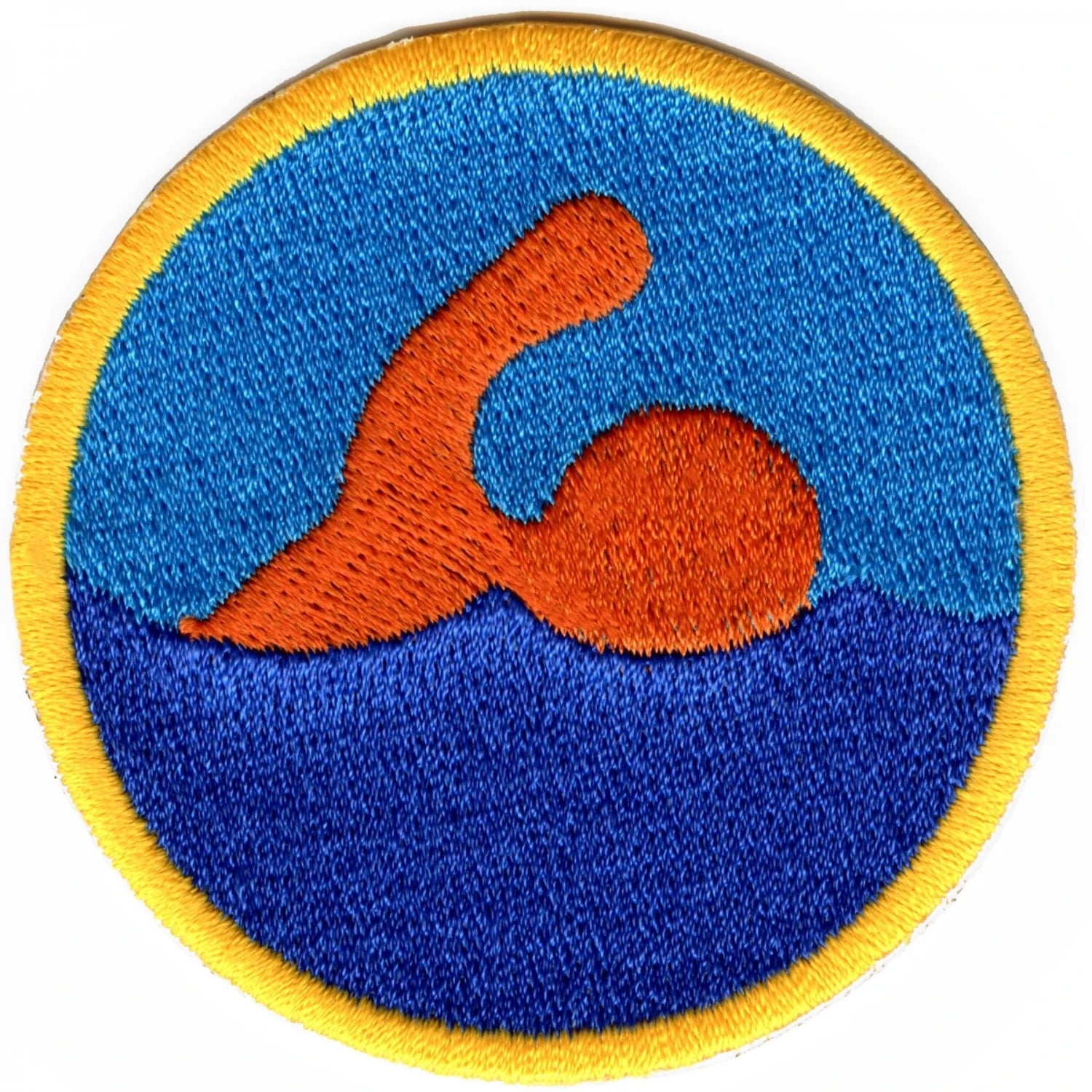 Swimming Merit Badge Embroidered Ironon Patch