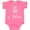 Hot Pink, variant on Robotics I Love Robots Girls Girls Baby Bodysuit