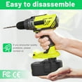 thumbnail image 2 of 8.0Ah Battery Replacement for Ryobi 18V Battery Compatible with Ryobi 18 Volt Batteries ONE+ P102 P103 P104 P105 P106 P108 P109 PBP002 PBP005 RB18L50 BPL1820 Cordless Power Tools, 2 of 8