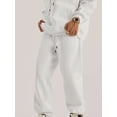 thumbnail image 4 of Inevnen Women Sweatsuits Sets 2 Piece Outfits Cropped Hoodie Sweatshirt and Sweatpants Long Joggers with Pockets, 4 of 9