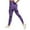 Dark Purple, variant on Women's Seamless High Waist Yoga Pants with Tummy Control, Butt Lifting Workout Leggings for Gym and Fitness, Comfortable Compression Exercise Pants for Women, Athletic Pants for Running and Yoga