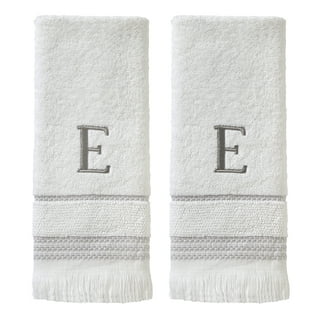 Monogrammed Hand Towels for Bathroom Kitchen Makeup