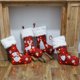 thumbnail image 2 of Calcetines navideños LED con copos de nieve rojos, medias de punto luminosas para árbol de Navidad, decoraciones colgantes para el hogar, regalo de Navidad, 1 unidad, 2 of 4