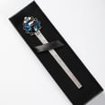 thumbnail image 4 of Starry Sky Dinosaur Vintage Silver Lace-Edged Bookmark: a Special Gift for Book Lovers and Readers with a Passion for Beautifully Crafted Book Accessories, 4 of 5