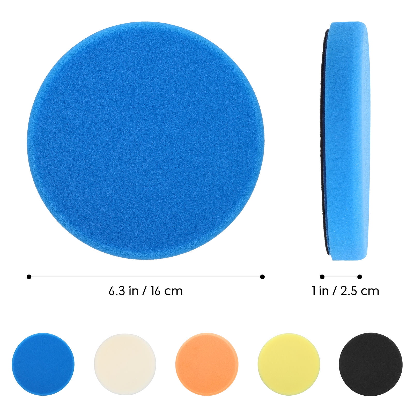 HOMEMAXS  5 Pcs Car Polishing Disc Detailing Brush Cleaning Tools Kit Sponge Mop Pad