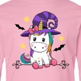 thumbnail image 4 of Inktastic Halloween Girls Unicorn Witch Long Sleeve Youth T-Shirt, 4 of 5